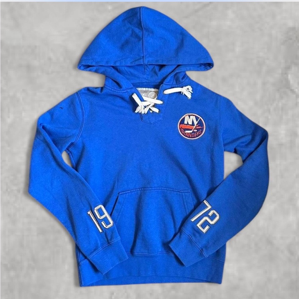 Islander Blue Sweatshirt with Embroidered Logo